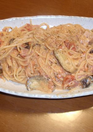 お鍋に入れるだけ!簡単トマトパスタ-レシピのメイン写真