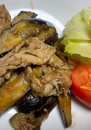 なすと豚肉の味噌炒め-レシピのメイン写真