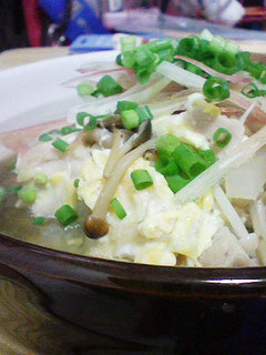 鶏ときのこの旨みたっぷり雑炊(^^)-レシピのメイン写真