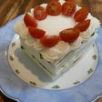 サンドウィッチのお誕生日ケーキ風