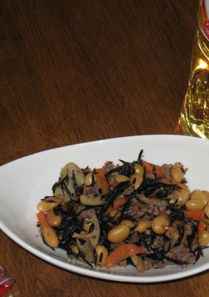 我が家のひじきの煮物-レシピのメイン写真