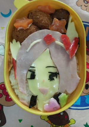キュアパッションのお弁当-レシピのメイン写真