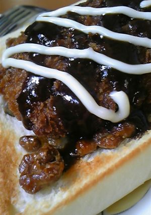 納豆ｺﾛｯｹトースト-レシピのメイン写真
