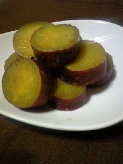 **秋の味覚 サツマイモの甘煮**-レシピのメイン写真