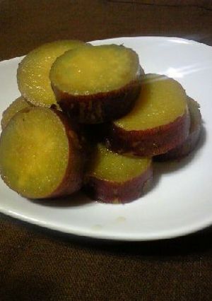 **秋の味覚　サツマイモの甘煮**-レシピのメイン写真