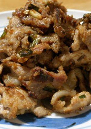 豚肉ごま味噌炒め　お弁当のおかず-レシピのメイン写真