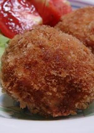 ＊オイマヨ風味の椎茸肉詰めフライ＊-レシピのメイン写真