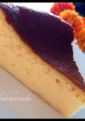 水切りヨーグルトでベークドチーズケーキ-レシピのメイン写真