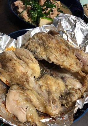 鶏一羽フライパンで簡単蒸し焼き-レシピのメイン写真