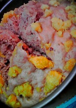 さつまいもと小豆あんの蒸しケーキ-レシピのメイン写真
