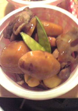 栗と鶏肉の旨煮-レシピのメイン写真