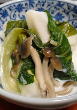 チンゲンペンクリーム煮-レシピのメイン写真