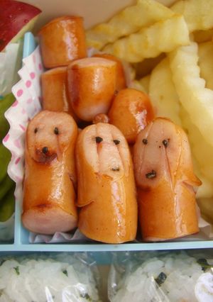 お弁当に☆カオナシのウインナー-レシピのメイン写真