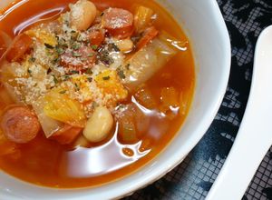 白菜たっぷり★熱々トマトスープ★-レシピのメイン写真
