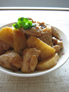 鶏肉と長芋の照り煮-レシピのメイン写真