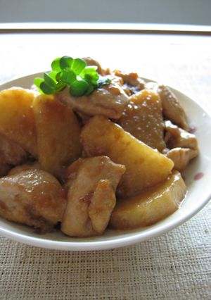 鶏肉と長芋の照り煮-レシピのメイン写真
