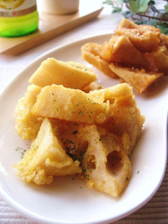 レンコンの美味しいてんぷら♪-レシピのメイン写真