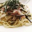 わらびの和風パスタ (バター醤油風味)