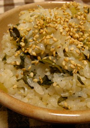 大根の葉の炊き込みご飯-レシピのメイン写真