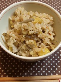 味付き栗ごはん♪-レシピのメイン写真