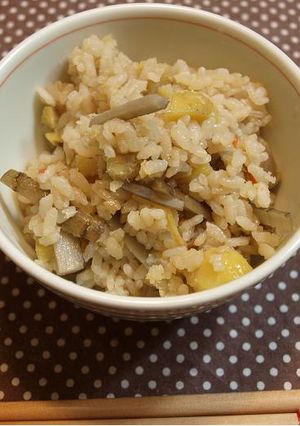 味付き栗ごはん♪-レシピのメイン写真