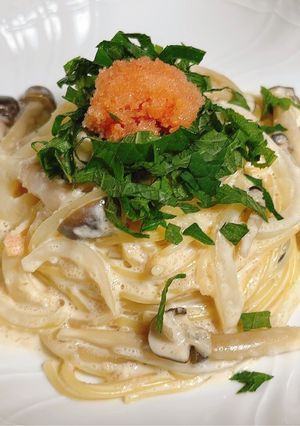 明太子(たらこ)クリームパスタ-レシピのメイン写真