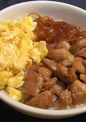 第１５７の隷使緋：現代風親子丼ニエル-レシピのメイン写真
