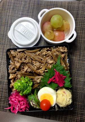 10/5ﾖｯﾁｬﾝ☆牛肉しぐれ煮弁当-レシピのメイン写真