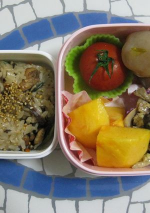山菜ごはん弁当-レシピのメイン写真