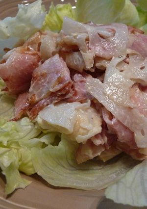レンコンとベーコンのマヨ和え-レシピのメイン写真