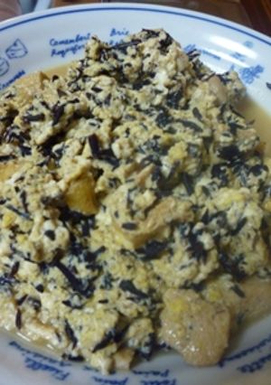 ヒジキの炒り豆腐-レシピのメイン写真