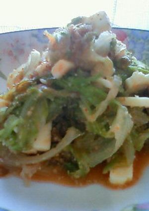 レタスのチーズで胡麻和え-レシピのメイン写真