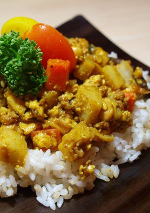 お豆腐ドライカレー-レシピのメイン写真