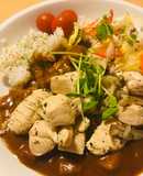 レトルト●あとのせ鶏肉＆茸のソテーカレー