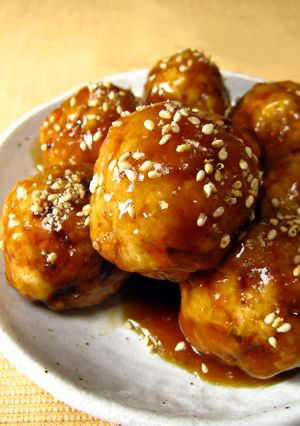 ＊りんご入り甘酢あん＊肉団子-レシピのメイン写真