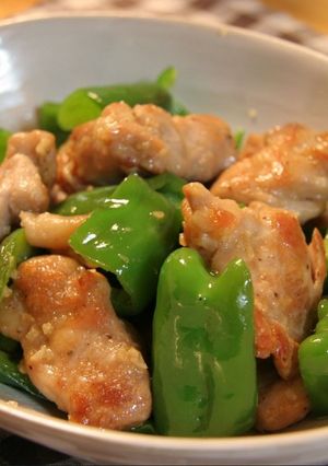 鶏モモ肉とピーマンの中華炒め-レシピのメイン写真
