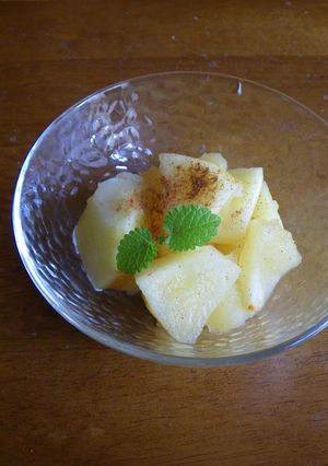 りんごのレンジ煮　蜂蜜味-レシピのメイン写真