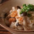 生鮭としめじのバター入り炊き込みご飯。