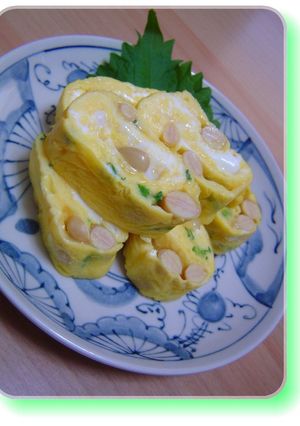 -大豆ღネギ❀卵焼き❤--レシピのメイン写真