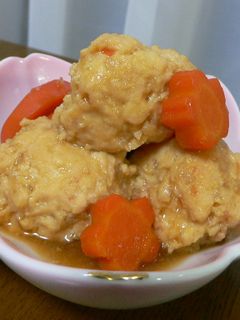 鶏つくねの煮物-レシピのメイン写真