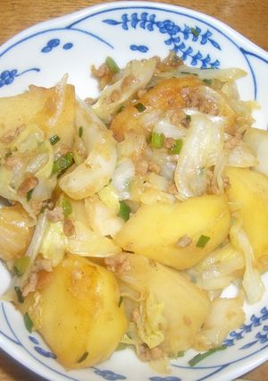 じゃがいもキャベツのオイスター炒め-レシピのメイン写真