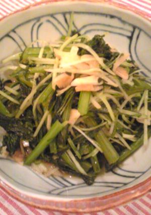 青菜のニンニク塩炒め-レシピのメイン写真