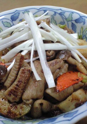簡単焼きモツ醤油味-レシピのメイン写真