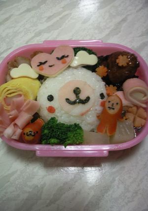 キャラ弁　ごまちゃん☆　４才用-レシピのメイン写真