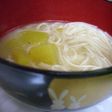 さつまいもと素麺のつるっつる♪みそ汁