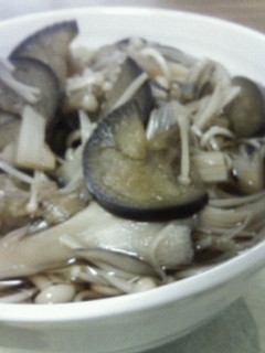 きのこ温麺-レシピのメイン写真