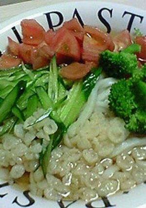☆温or冷どちらでもＯＫ！サラダうどん☆-レシピのメイン写真