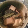 厚揚げと小松菜の煮物