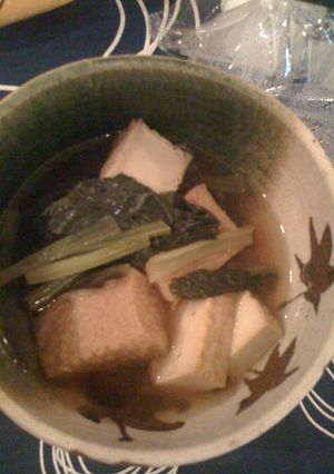 厚揚げと小松菜の煮物-レシピのメイン写真
