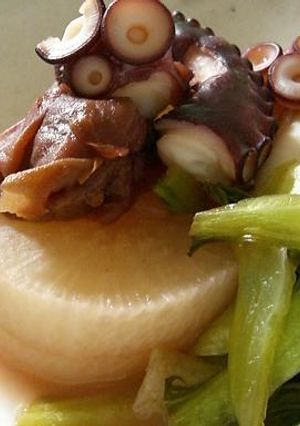 蛸と大根の梅干煮-レシピのメイン写真